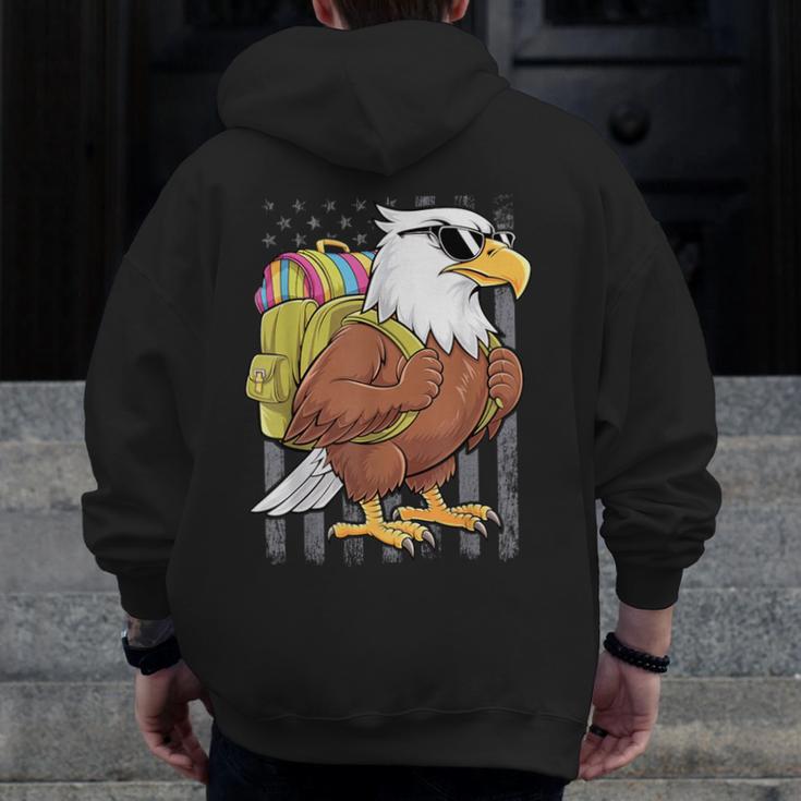 Eagle First Day Of School Teacher Back To School Eagle Men Zip Up Hoodie Back Print, funny design Eagle First Day Of School Teacher Back To School Eagle Men Zip Up Hoodie Back Print, funny design