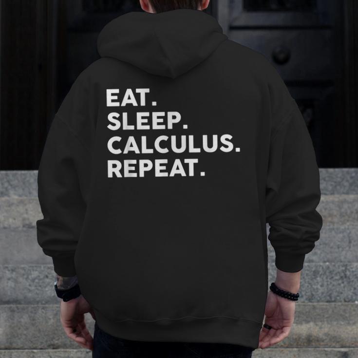 Eat Sleep Calculus Repeat Mathematics Math Teacher Men Zip Up Hoodie Back Print, funny design Eat Sleep Calculus Repeat Mathematics Math Teacher Men Zip Up Hoodie Back Print, funny design