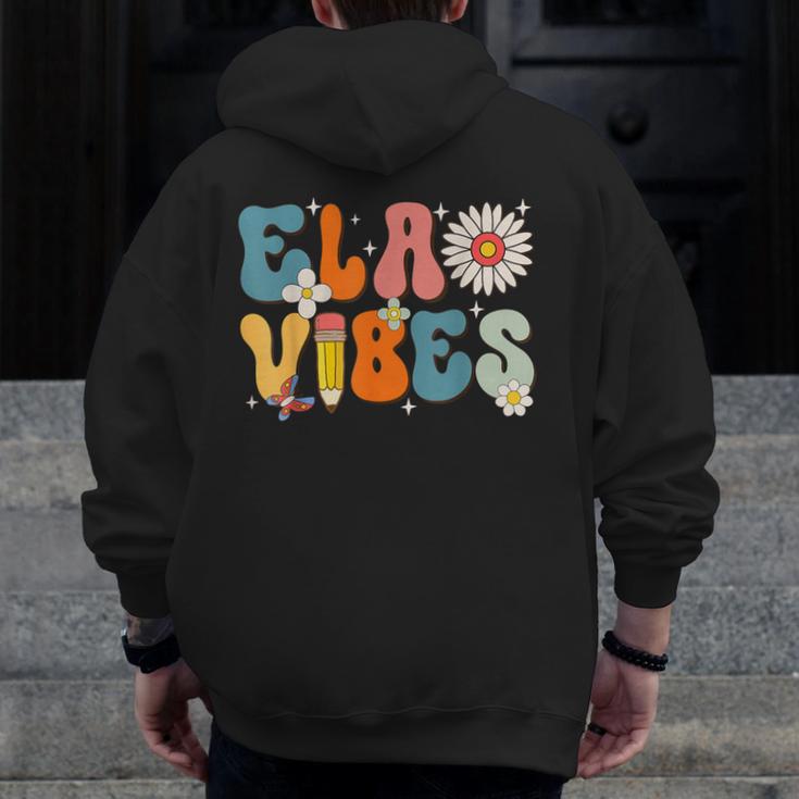 English Teacher Ela Vibes Teacher Kids First Day Of School Men Zip Up Hoodie Back Print, English Teacher Gifts, funny design English Teacher Ela Vibes Teacher Kids First Day Of School Men Zip Up Hoodie Back Print, English Teacher Gifts, funny design