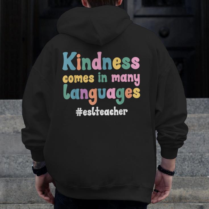 ESL Teacher English As A Second Language Teacher Men Zip Up Hoodie Back Print, Esl Teacher Gifts, English Teacher Gifts, funny design ESL Teacher English As A Second Language Teacher Men Zip Up Hoodie Back Print, Esl Teacher Gifts, English Teacher Gifts, funny design