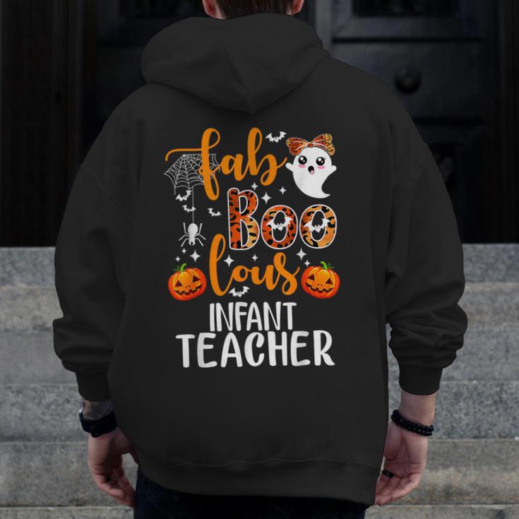 Faboolous INFANT Teacher Halloween Men Zip Up Hoodie Back Print, funny design Faboolous INFANT Teacher Halloween Men Zip Up Hoodie Back Print, funny design