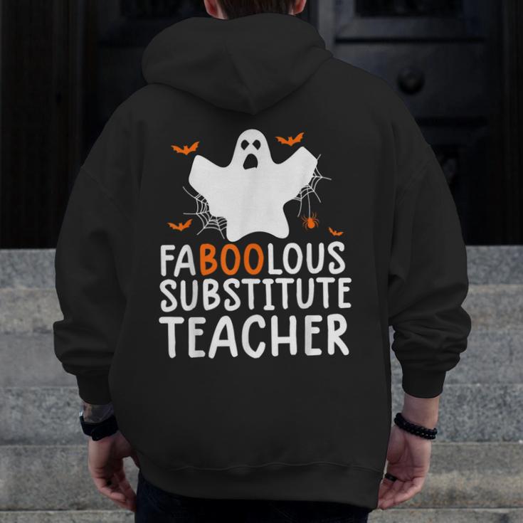 Faboolous Substitute Teacher Halloween Costume Men Zip Up Hoodie Back Print, funny design Faboolous Substitute Teacher Halloween Costume Men Zip Up Hoodie Back Print, funny design