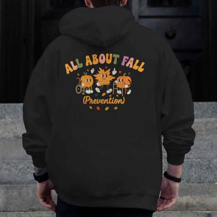 All About Fall Prevention Therapy SPED Teacher Thanksgiving Men Zip Up Hoodie Back Print, funny design All About Fall Prevention Therapy SPED Teacher Thanksgiving Men Zip Up Hoodie Back Print, funny design