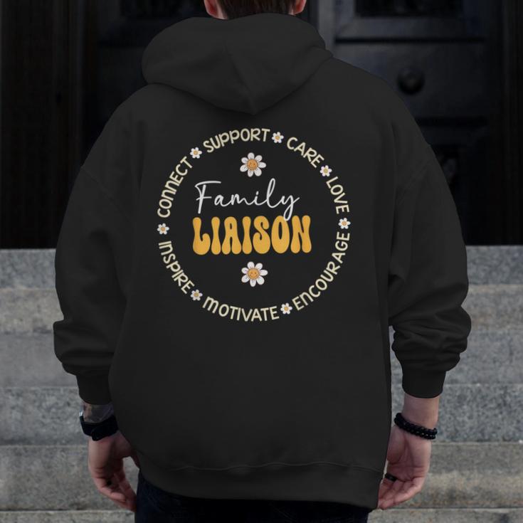 Family Liaison Back To School Teacher Appreciation Week Men Zip Up Hoodie Back Print, funny design Family Liaison Back To School Teacher Appreciation Week Men Zip Up Hoodie Back Print, funny design