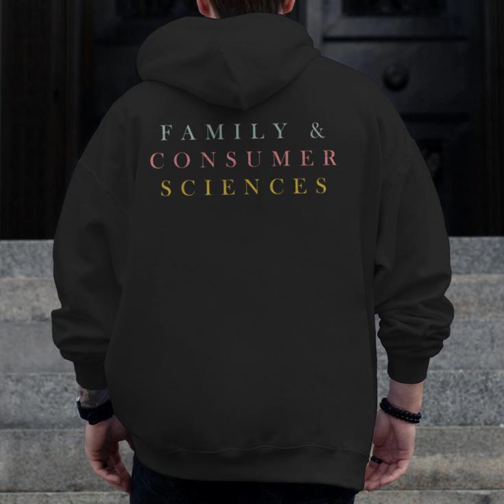 FCS Teacher Family And Consumer Sciences Minimalist Teacher Men Zip Up Hoodie Back Print, funny design FCS Teacher Family And Consumer Sciences Minimalist Teacher Men Zip Up Hoodie Back Print, funny design