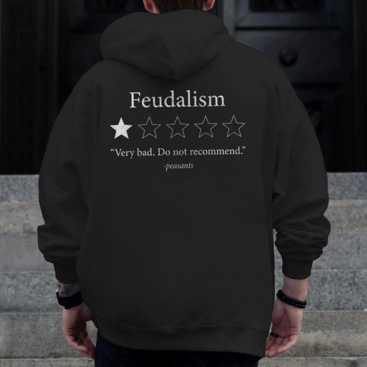 Feudalism Review World History AP History Teacher Men Zip Up Hoodie Back Print, History Teacher Gifts, funny design Feudalism Review World History AP History Teacher Men Zip Up Hoodie Back Print, History Teacher Gifts, funny design