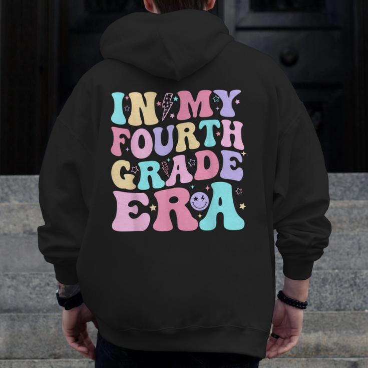 In My Fourth Grade Era Girl Back To School 4th Grade Teacher Men Zip Up Hoodie Back Print, 4th Grade Teacher Gifts, funny design In My Fourth Grade Era Girl Back To School 4th Grade Teacher Men Zip Up Hoodie Back Print, 4th Grade Teacher Gifts, funny design