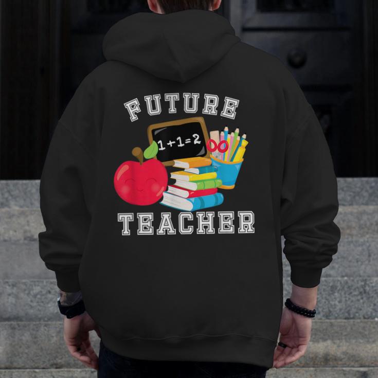 Future Teacher Costume For Adults And Kids T-Shirt Men Zip Up Hoodie Back Print, Future Teacher Gifts, funny design Future Teacher Costume For Adults And Kids T-Shirt Men Zip Up Hoodie Back Print, Future Teacher Gifts, funny design