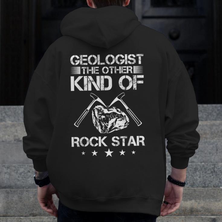 Geology Outfit Geology Teacher Geology Department Geologist Men Zip Up Hoodie Back Print, funny design Geology Outfit Geology Teacher Geology Department Geologist Men Zip Up Hoodie Back Print, funny design