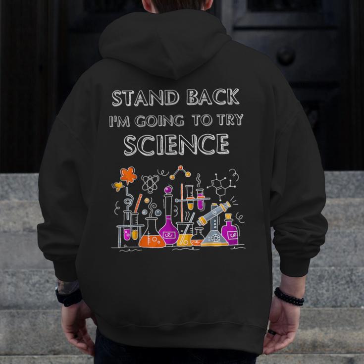 Going To Try Science Geek Nerd Tee Teacher STEM Men Zip Up Hoodie Back Print, Science Teacher Gifts, funny design Going To Try Science Geek Nerd Tee Teacher STEM Men Zip Up Hoodie Back Print, Science Teacher Gifts, funny design