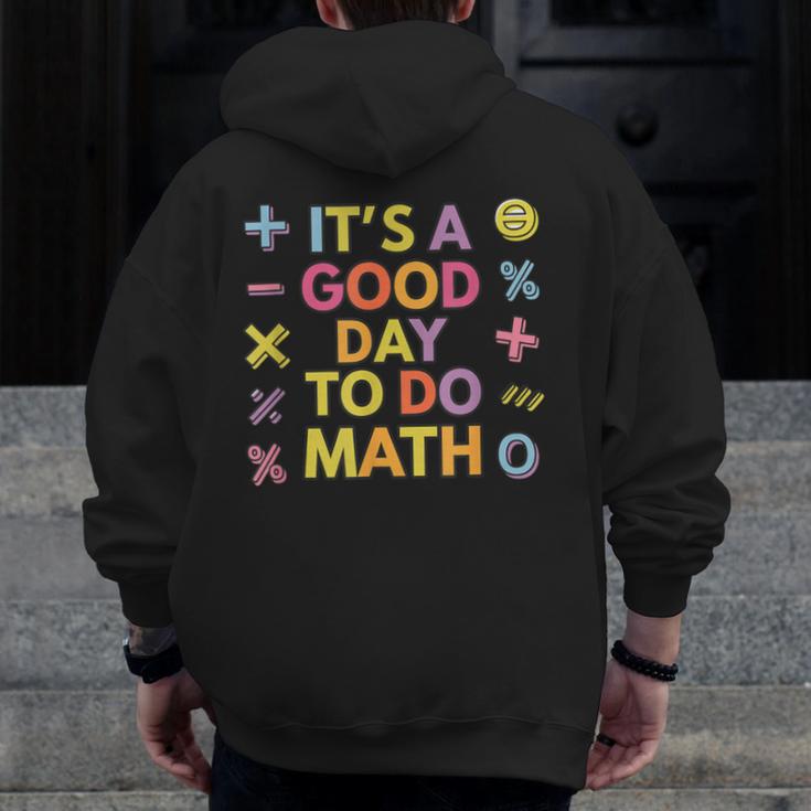 Good Day To Do Math Teacher Appreciation Day Science Men Zip Up Hoodie Back Print, Science Teacher Gifts, funny design Good Day To Do Math Teacher Appreciation Day Science Men Zip Up Hoodie Back Print, Science Teacher Gifts, funny design