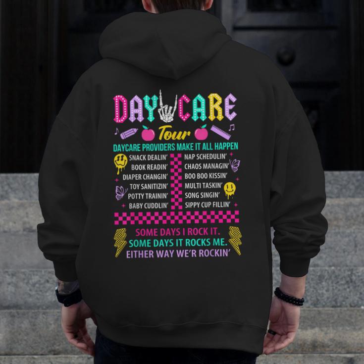 Groovy Day Care Some Days I Rock It Day Care Teacher Life Men Zip Up Hoodie Back Print, Groovy Teacher Gifts, funny design Groovy Day Care Some Days I Rock It Day Care Teacher Life Men Zip Up Hoodie Back Print, Groovy Teacher Gifts, funny design