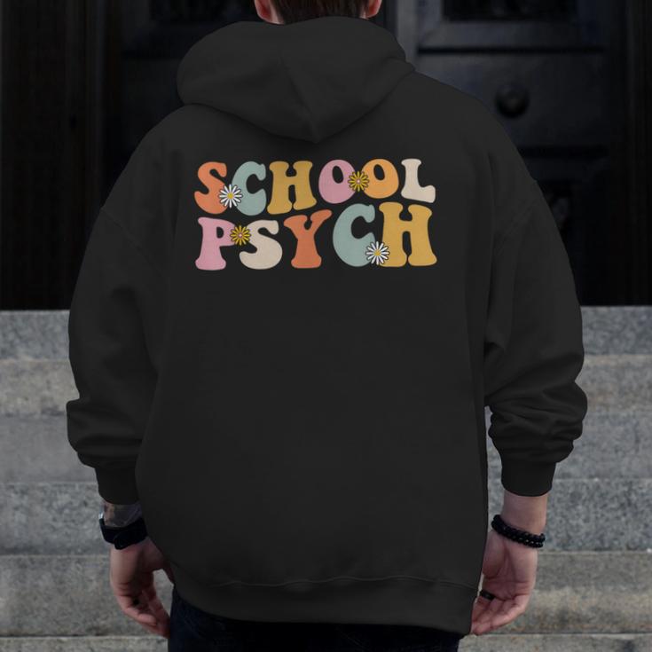 Groovy Retro School Psych Teacher School Psychologist For Men Women Girls Kids Men Zip Up Hoodie Back Print, Groovy Teacher Gifts, funny design Groovy Retro School Psych Teacher School Psychologist For Men Women Girls Kids Men Zip Up Hoodie Back Print, Groovy Teacher Gifts, funny design