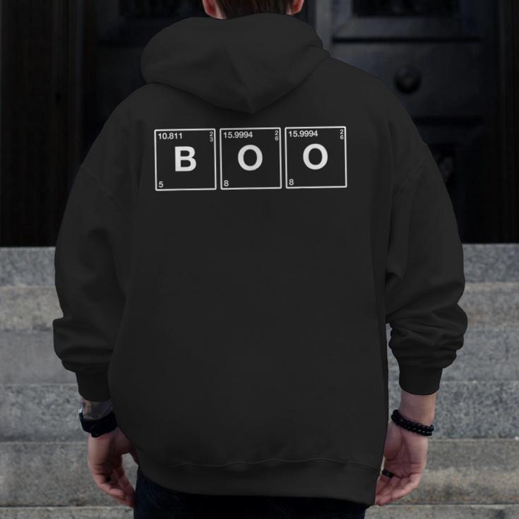 Halloween Boo Periodic Table Element Teachers Science Men Zip Up Hoodie Back Print, Science Teacher Gifts, funny design Halloween Boo Periodic Table Element Teachers Science Men Zip Up Hoodie Back Print, Science Teacher Gifts, funny design