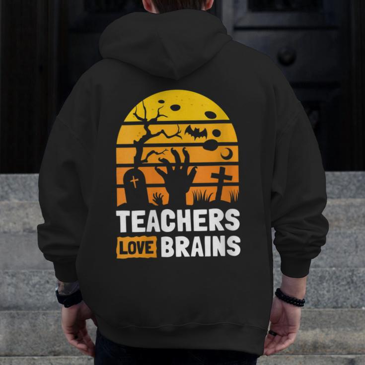 Halloween Teachers Science Math Teachers Love Brains Men Zip Up Hoodie Back Print, Science Teacher Gifts, funny design Halloween Teachers Science Math Teachers Love Brains Men Zip Up Hoodie Back Print, Science Teacher Gifts, funny design