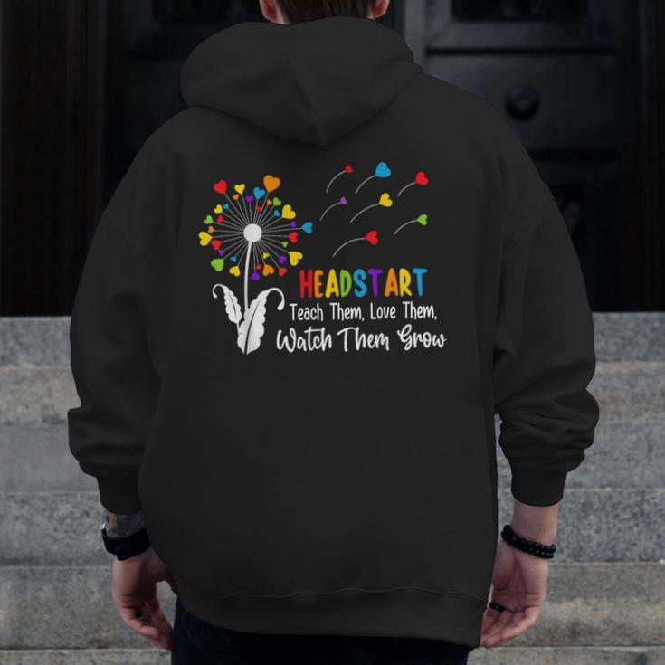 Headstart Teacher Early Childhood Educator Men Zip Up Hoodie Back Print, funny design Headstart Teacher Early Childhood Educator Men Zip Up Hoodie Back Print, funny design