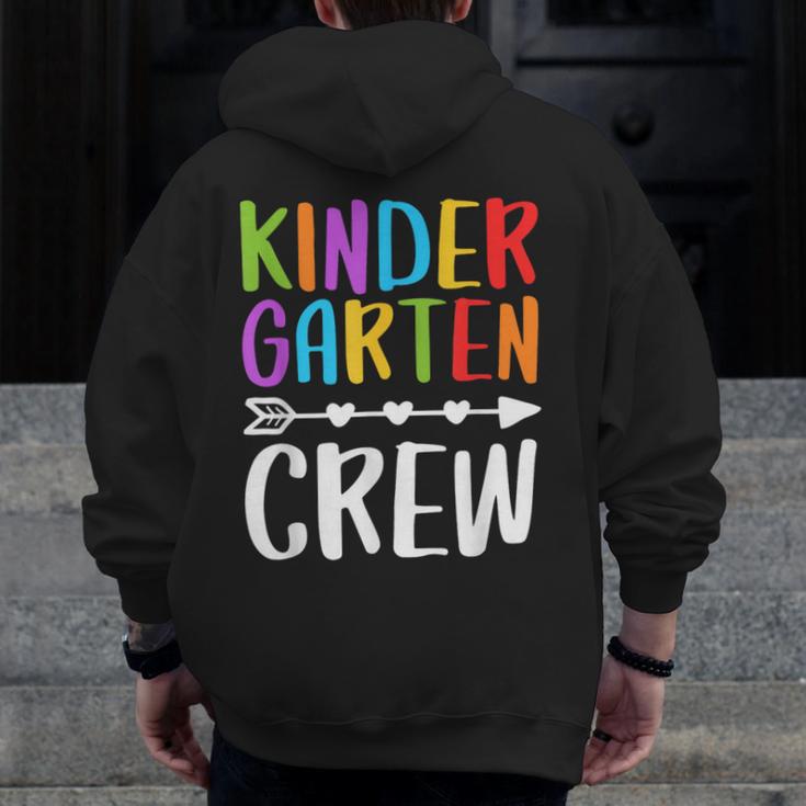 Kindergarten Crew Shirt Kinder Crew Teacher Boy Girl Men Zip Up Hoodie Back Print, funny design Kindergarten Crew Shirt Kinder Crew Teacher Boy Girl Men Zip Up Hoodie Back Print, funny design