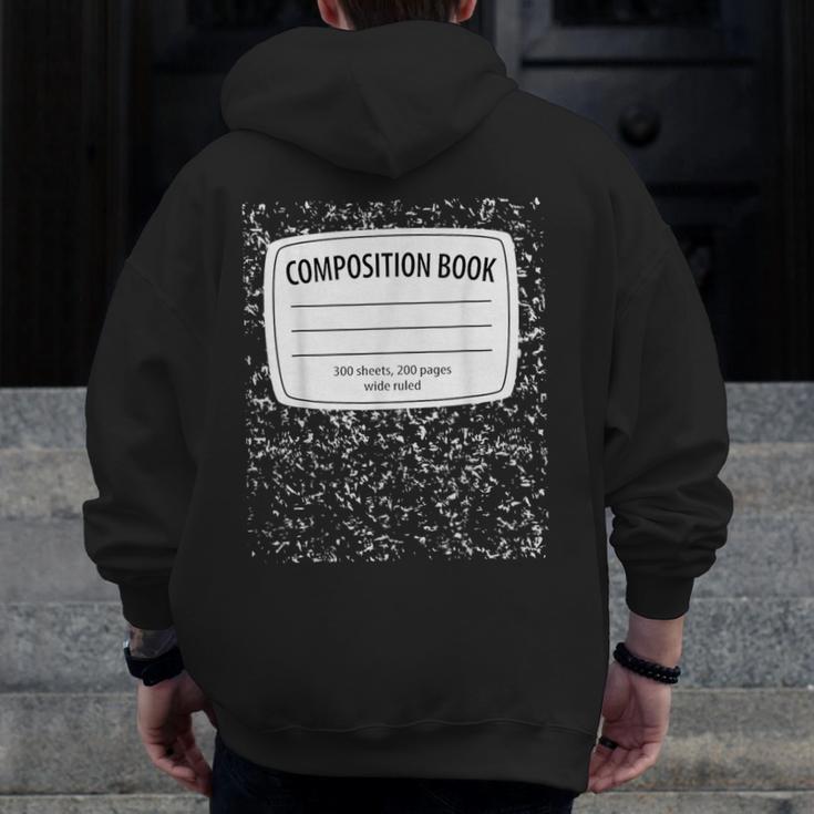 Matching Group Halloween Costume For Teachers Men Zip Up Hoodie Back Print, funny design Matching Group Halloween Costume For Teachers Men Zip Up Hoodie Back Print, funny design