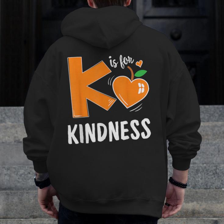 Matching Unity Day Orange Teacher Kindness Antibulliyng 2023 For Men Women Kids Men Zip Up Hoodie Back Print, funny design Matching Unity Day Orange Teacher Kindness Antibulliyng 2023 For Men Women Kids Men Zip Up Hoodie Back Print, funny design