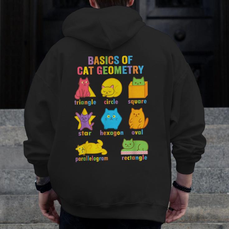 Math Cat Geometry Back To School Mathematics Teacher Men Zip Up Hoodie Back Print, funny design Math Cat Geometry Back To School Mathematics Teacher Men Zip Up Hoodie Back Print, funny design