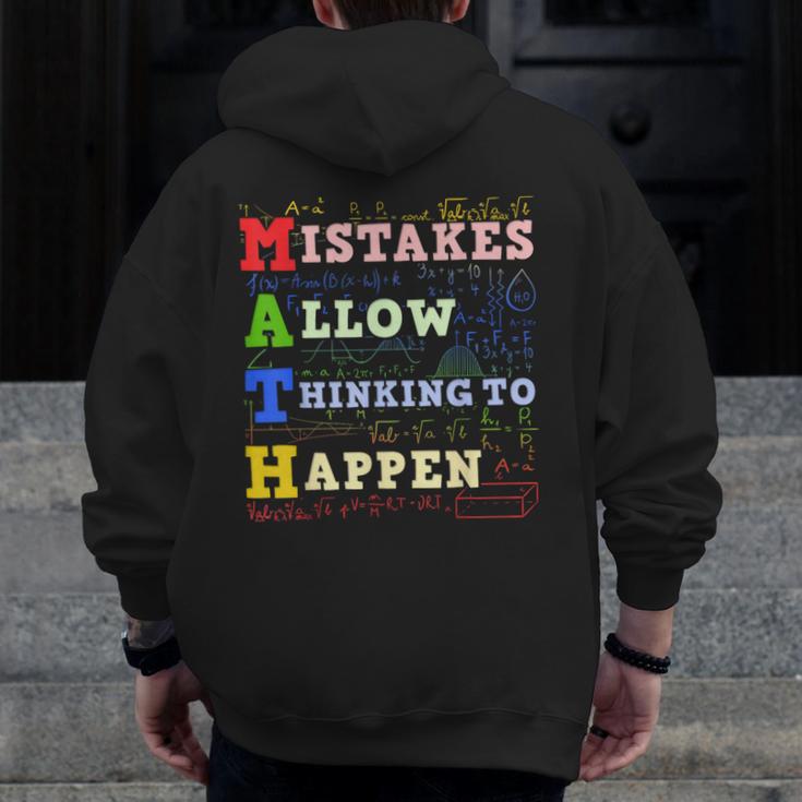 Math Teacher Math Student Mathematics Men Zip Up Hoodie Back Print, funny design Math Teacher Math Student Mathematics Men Zip Up Hoodie Back Print, funny design