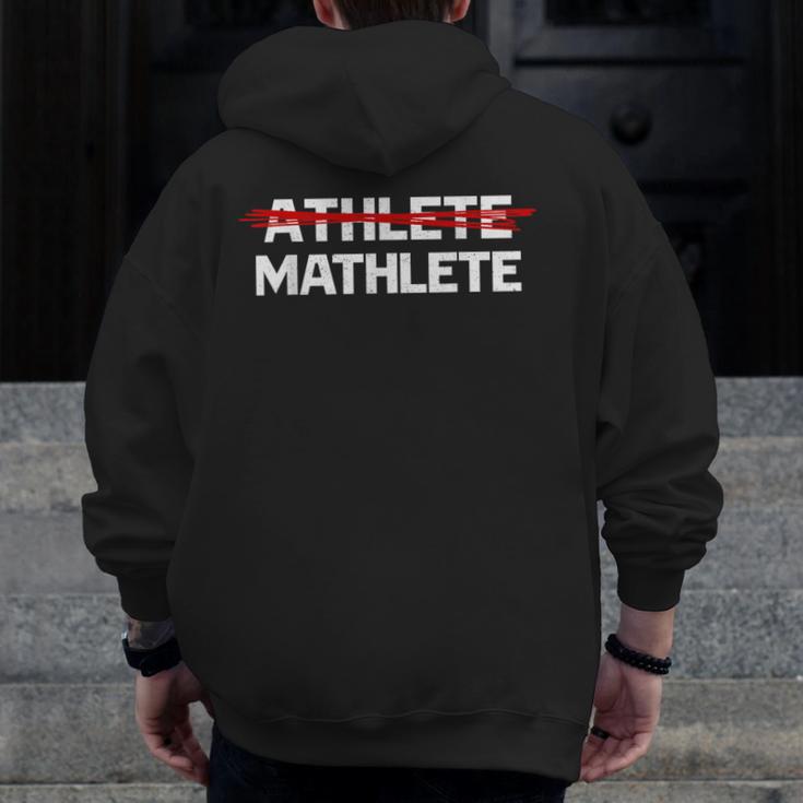 Mathlete For Math Team Students Algebra Math Teacher Men Zip Up Hoodie Back Print, funny design Mathlete For Math Team Students Algebra Math Teacher Men Zip Up Hoodie Back Print, funny design