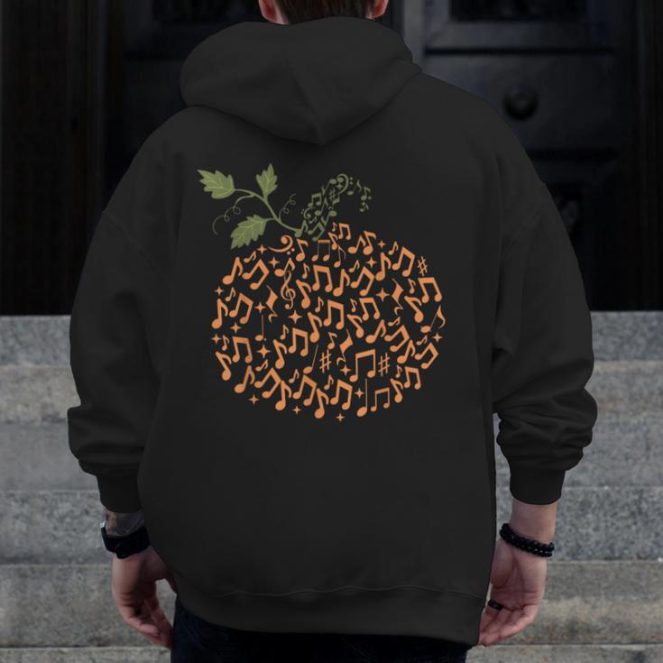 Music Notes Pumpkin Fall Music Teacher Autumn Halloween Men Zip Up Hoodie Back Print, funny design Music Notes Pumpkin Fall Music Teacher Autumn Halloween Men Zip Up Hoodie Back Print, funny design