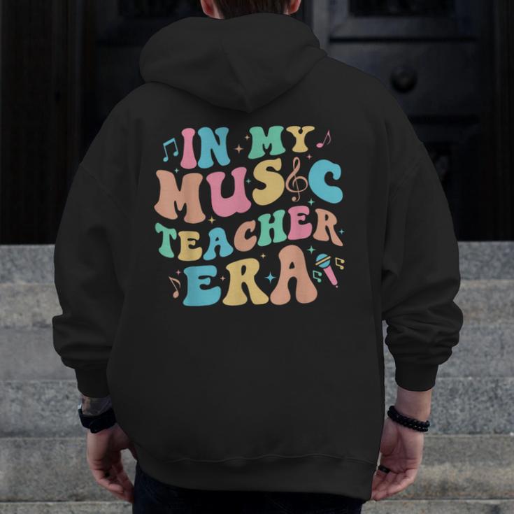 In My Music Teacher Era Back To School Squad Music Teacher Men Zip Up Hoodie Back Print, funny design In My Music Teacher Era Back To School Squad Music Teacher Men Zip Up Hoodie Back Print, funny design