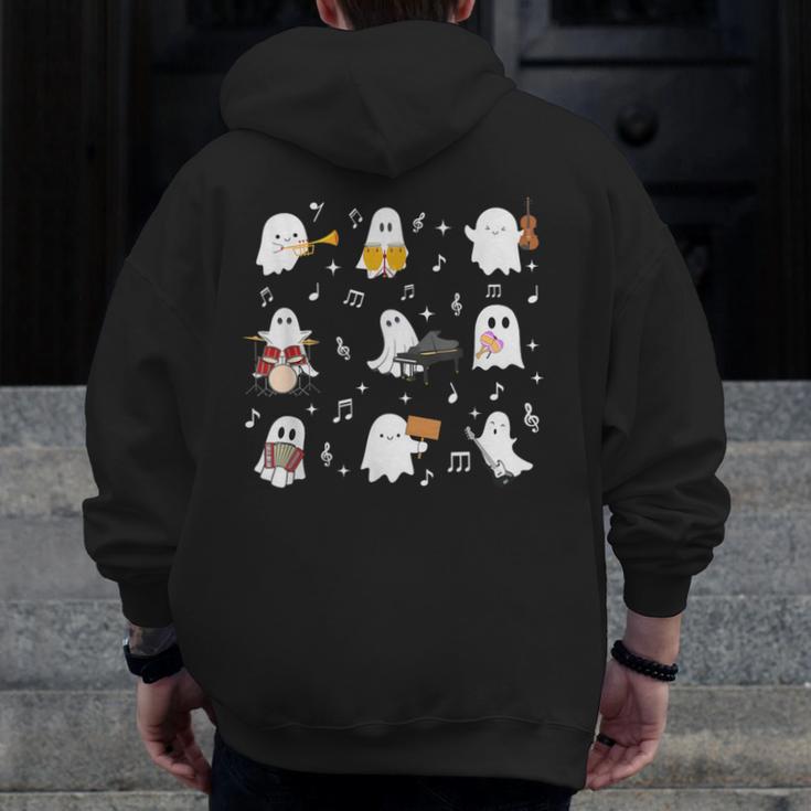 Music Teacher Halloween Music Teacher Education Men Zip Up Hoodie Back Print, funny design Music Teacher Halloween Music Teacher Education Men Zip Up Hoodie Back Print, funny design