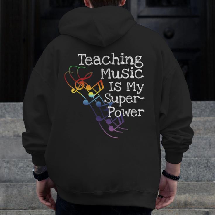 Music Teacher Men Zip Up Hoodie Back Print, funny design Music Teacher Men Zip Up Hoodie Back Print, funny design