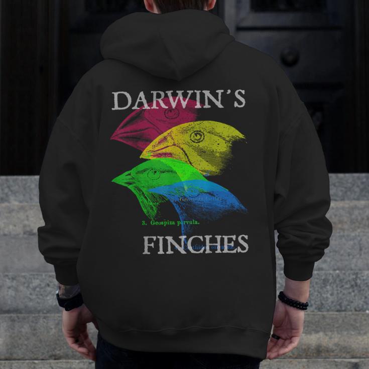 Nerdy Darwin's Finches Evolution Science Biology Teacher Men Zip Up Hoodie Back Print, Science Teacher Gifts, funny design Nerdy Darwin's Finches Evolution Science Biology Teacher Men Zip Up Hoodie Back Print, Science Teacher Gifts, funny design