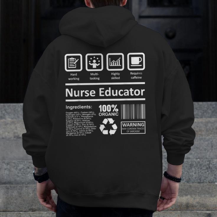Nurse Educator Shirt Men Women Nursing Instructor Teacher Men Zip Up Hoodie Back Print, funny design Nurse Educator Shirt Men Women Nursing Instructor Teacher Men Zip Up Hoodie Back Print, funny design