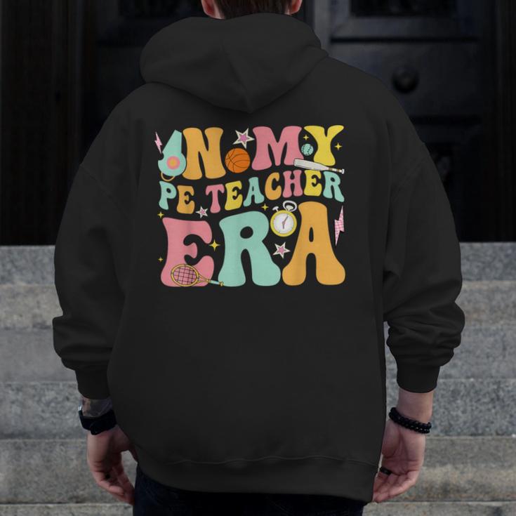 In My Physical Education Era PE Teacher Women Men Men Zip Up Hoodie Back Print, Pe Teacher Gifts, funny design In My Physical Education Era PE Teacher Women Men Men Zip Up Hoodie Back Print, Pe Teacher Gifts, funny design