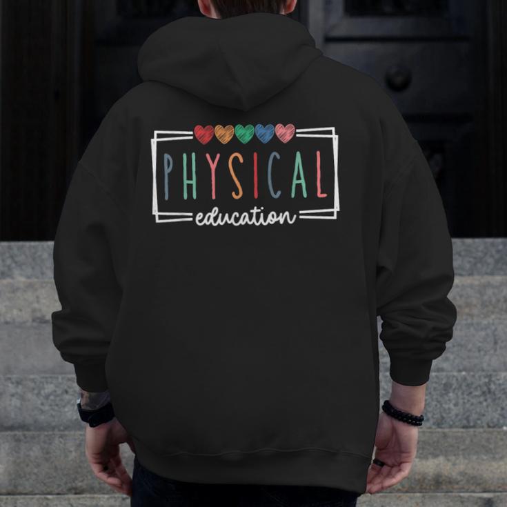Physical Education PE Teacher Phys Ed Student Graduation Men Zip Up Hoodie Back Print, Pe Teacher Gifts, funny design Physical Education PE Teacher Phys Ed Student Graduation Men Zip Up Hoodie Back Print, Pe Teacher Gifts, funny design