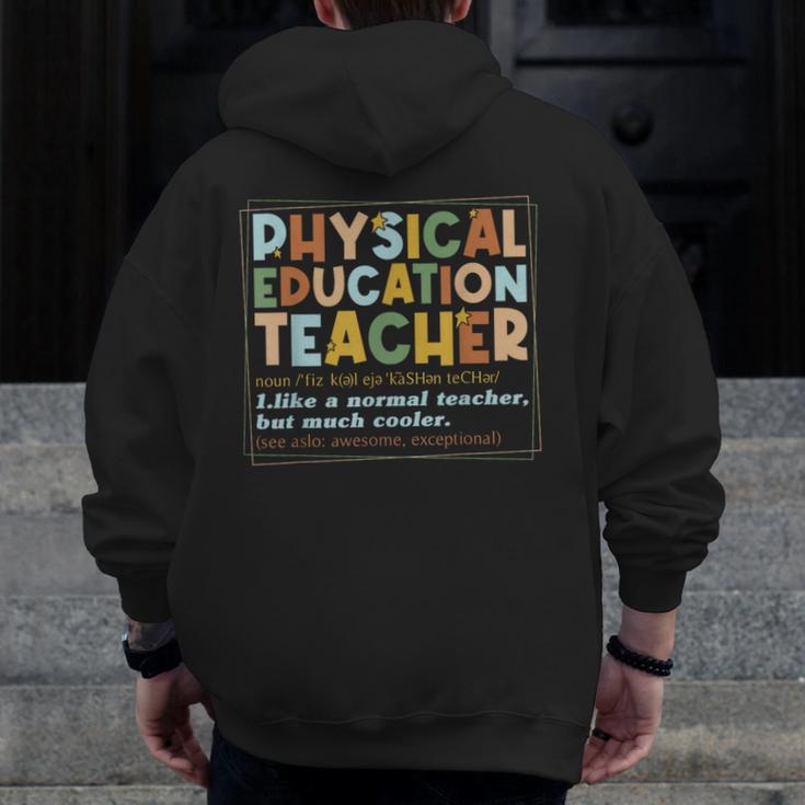 Physical Education Teacher In My PE Teacher Era For Men Women Kids Men Zip Up Hoodie Back Print, Pe Teacher Gifts, funny design Physical Education Teacher In My PE Teacher Era For Men Women Kids Men Zip Up Hoodie Back Print, Pe Teacher Gifts, funny design