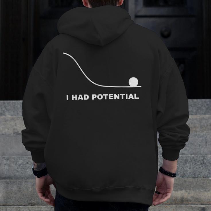 I Had Potential Physics Science Physics Teachers Students Men Zip Up Hoodie Back Print, Science Teacher Gifts, funny design I Had Potential Physics Science Physics Teachers Students Men Zip Up Hoodie Back Print, Science Teacher Gifts, funny design