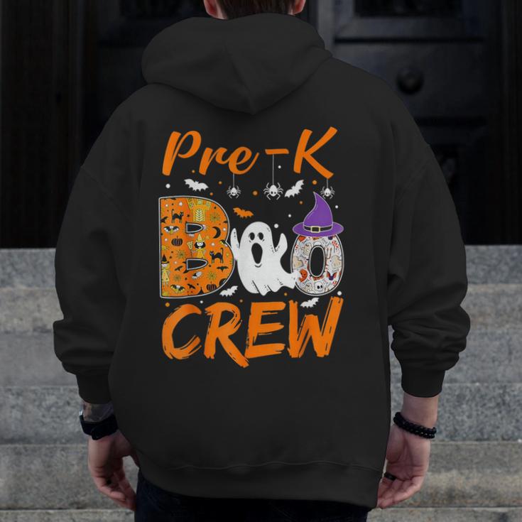 Pre K Boo Crew Teacher Student Halloween Pre Kindergarten Men Zip Up Hoodie Back Print, funny design Pre K Boo Crew Teacher Student Halloween Pre Kindergarten Men Zip Up Hoodie Back Print, funny design