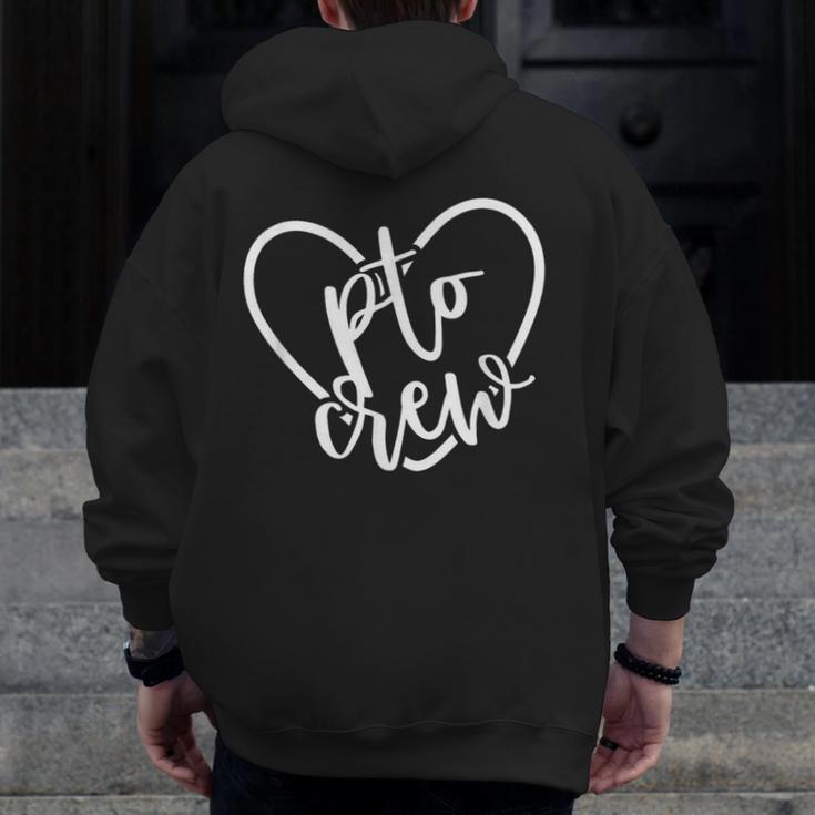 PTO Crew Back To School Matching Group Parent Teacher Men Zip Up Hoodie Back Print, funny design PTO Crew Back To School Matching Group Parent Teacher Men Zip Up Hoodie Back Print, funny design