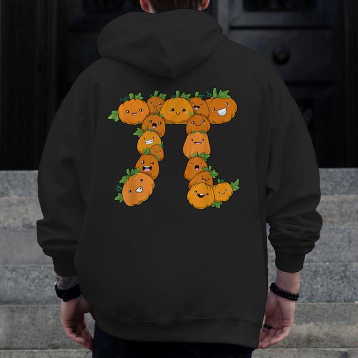 Pumpkin Pi Math Teacher Halloween Costume Geometry Men Zip Up Hoodie Back Print, funny design Pumpkin Pi Math Teacher Halloween Costume Geometry Men Zip Up Hoodie Back Print, funny design