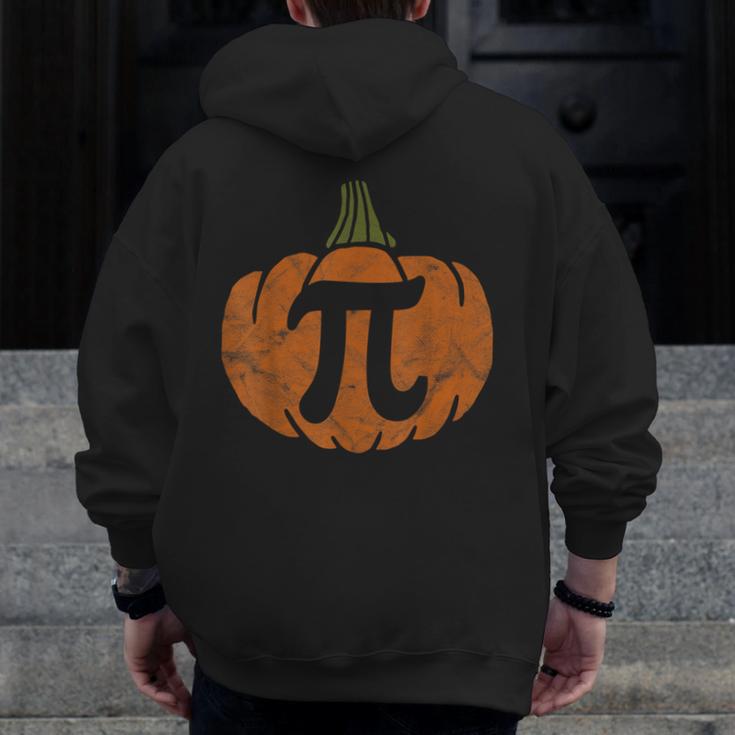 Pumpkin Pi Math Teacher Halloween Thanksgiving Day Costume Men Women Kids Men Zip Up Hoodie Back Print, funny design Pumpkin Pi Math Teacher Halloween Thanksgiving Day Costume Men Women Kids Men Zip Up Hoodie Back Print, funny design