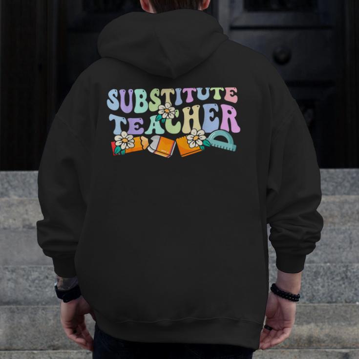 Representation Teacher Women School Class Representation Teacher Men Zip Up Hoodie Back Print, funny design