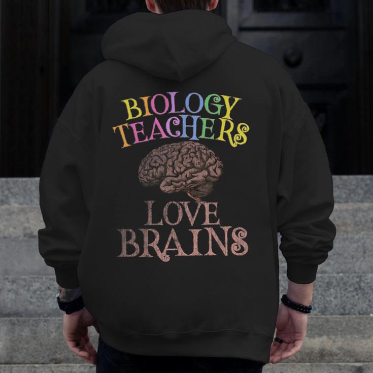 Retro BIOLOGY TEACHERS LOVE BRAINS This Is My Scary STEM Men Zip Up Hoodie Back Print, funny design Retro BIOLOGY TEACHERS LOVE BRAINS This Is My Scary STEM Men Zip Up Hoodie Back Print, funny design