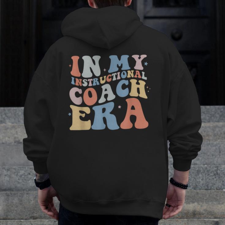 Retro Groovy In My Instructional Coach Era Teacher Men Zip Up Hoodie Back Print, Groovy Teacher Gifts, funny design Retro Groovy In My Instructional Coach Era Teacher Men Zip Up Hoodie Back Print, Groovy Teacher Gifts, funny design