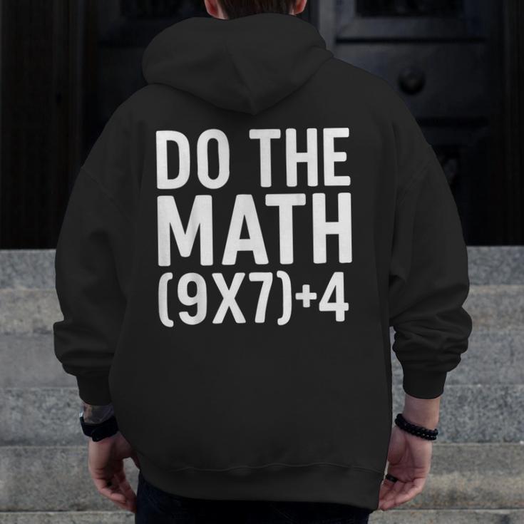 Retro Do The Math Teacher For Men Women Kid Boy Girl Men Zip Up Hoodie Back Print, funny design Retro Do The Math Teacher For Men Women Kid Boy Girl Men Zip Up Hoodie Back Print, funny design