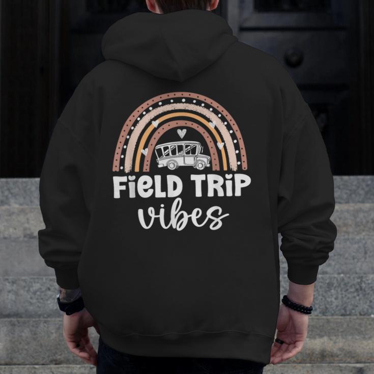 School Bus Trip Vibes Students Teachers Students Field Trip Men Zip Up Hoodie Back Print, funny design School Bus Trip Vibes Students Teachers Students Field Trip Men Zip Up Hoodie Back Print, funny design