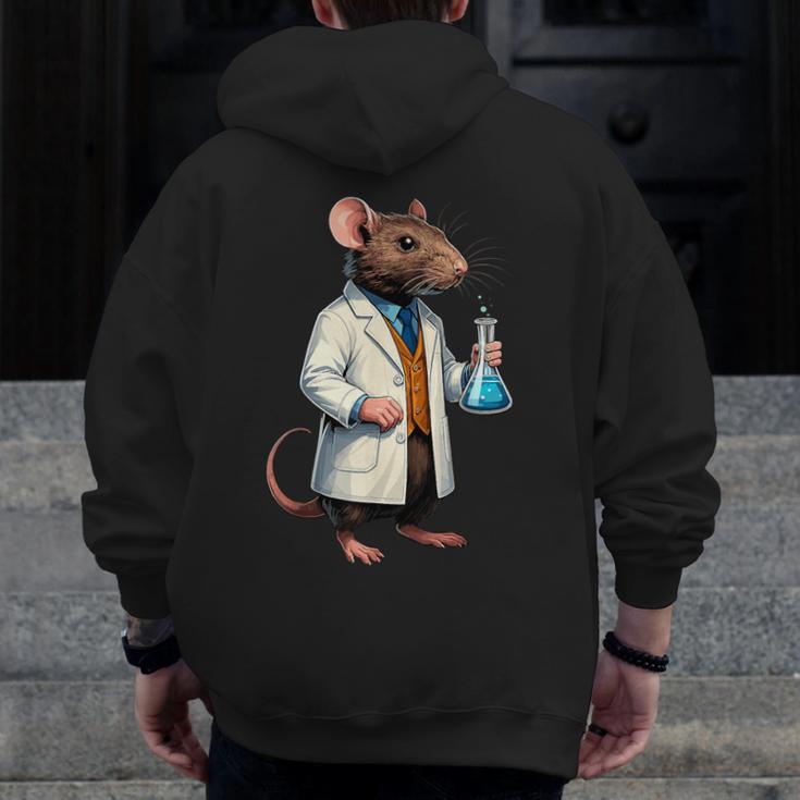 Science Rat Lab Science Scientist Mouse Teacher Chemistry Men Zip Up Hoodie Back Print, Science Teacher Gifts, funny design Science Rat Lab Science Scientist Mouse Teacher Chemistry Men Zip Up Hoodie Back Print, Science Teacher Gifts, funny design