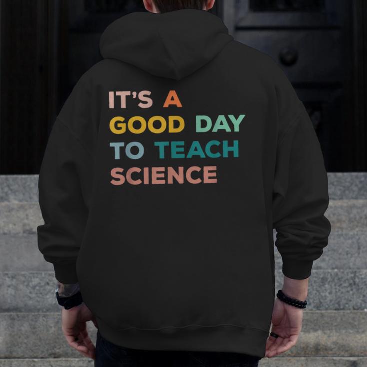 Science Teacher Its A Good Day To Teach Science Earth Men Zip Up Hoodie Back Print, Science Teacher Gifts, funny design Science Teacher Its A Good Day To Teach Science Earth Men Zip Up Hoodie Back Print, Science Teacher Gifts, funny design
