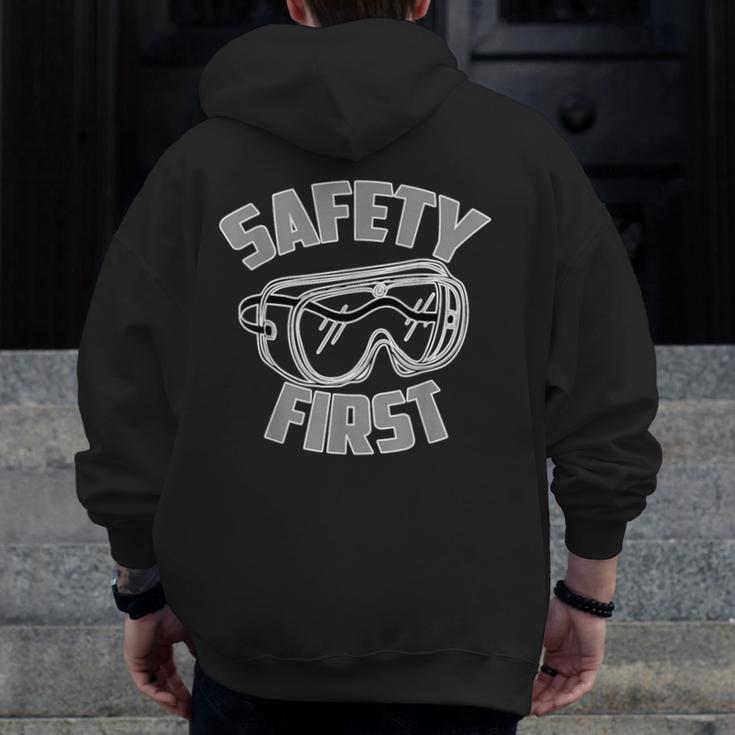 Science Teacher Shirt Safety First STEM STEAM Shirt Men Zip Up Hoodie Back Print, Science Teacher Gifts, funny design Science Teacher Shirt Safety First STEM STEAM Shirt Men Zip Up Hoodie Back Print, Science Teacher Gifts, funny design
