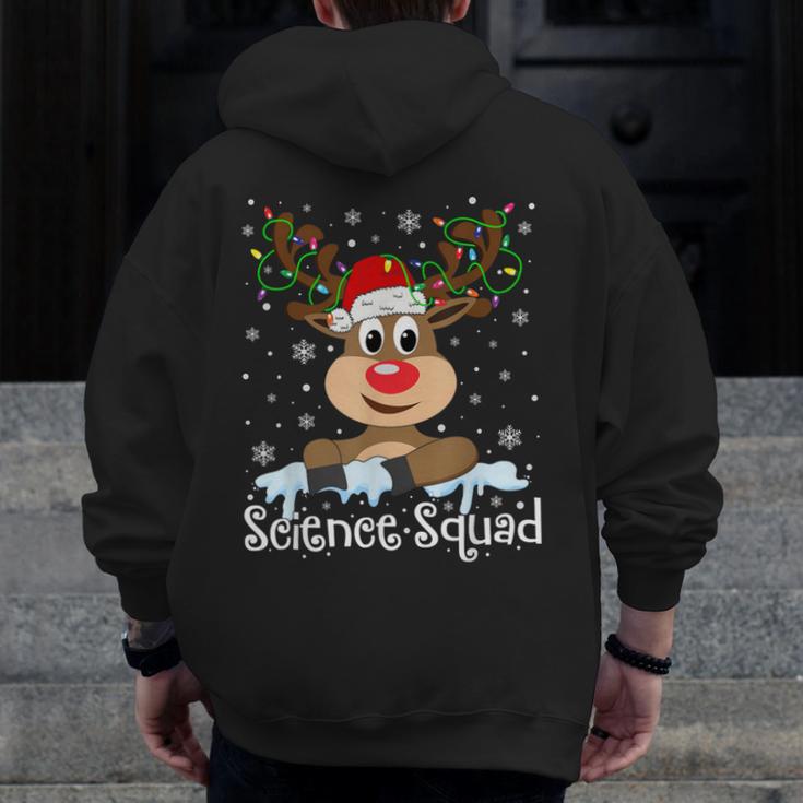 Science Teacher Squad Reindeer Christmas Teacher Xmas Lights For Men Women Men Zip Up Hoodie Back Print, Science Teacher Gifts, funny design Science Teacher Squad Reindeer Christmas Teacher Xmas Lights For Men Women Men Zip Up Hoodie Back Print, Science Teacher Gifts, funny design