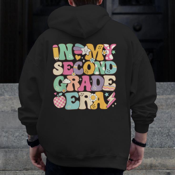 In My Second Grade Era Girl Back To School 2nd Grade Teacher Men Zip Up Hoodie Back Print, 2nd Grade Teacher Gifts, funny design